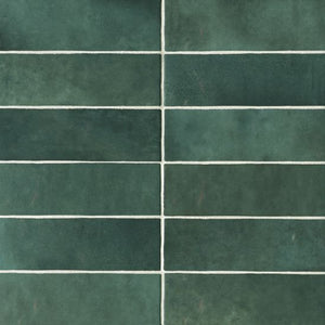 Bedrosians Cloe Collection Green 2.5" x 8" Ceramic Tile (10.64 ft² Per Box)