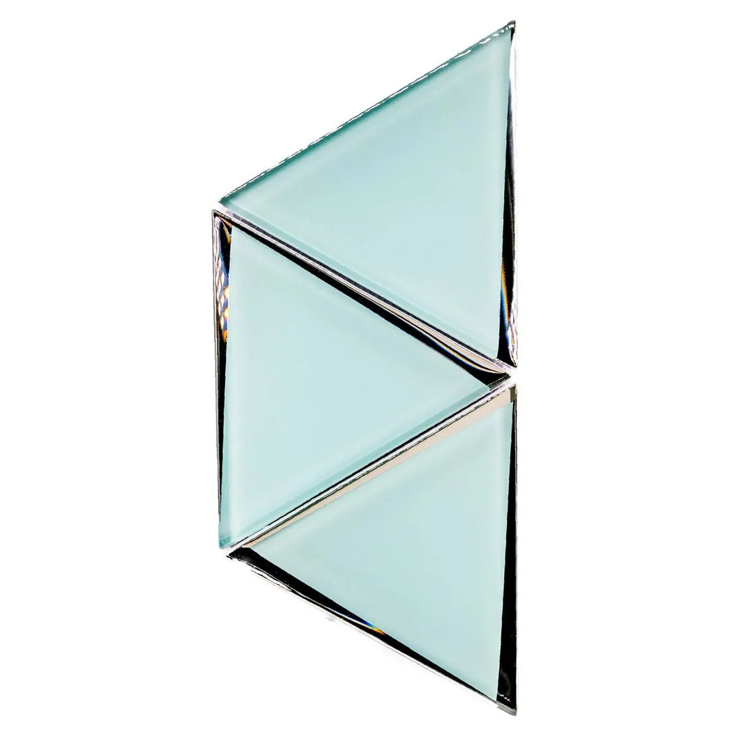 Total Home Distributors Modern Mosaic Collection Triangles Green 11.5