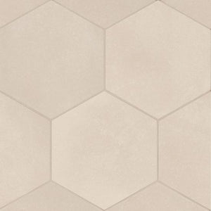 Bedrosians Makoto Collection Tatami Beige Matte Hexagon 10" x 10" Porcelain Tile (10.76 ft² Per Box)