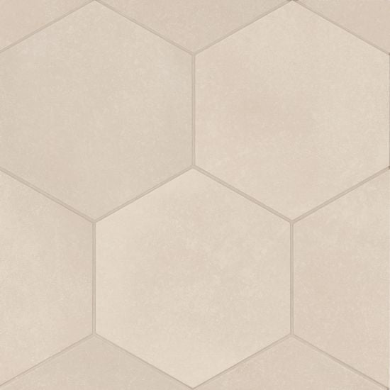 Bedrosians Makoto Collection Tatami Beige Matte Hexagon 10