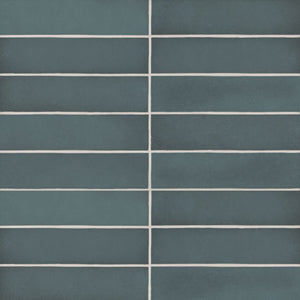 Bedrosians Makoto Collection Arashi Blue 2.5" x 10" Ceramic Tile (5.38 ft² Per Box)