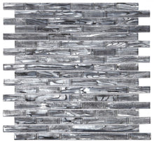 Load image into Gallery viewer, Elysium Tiles Linear Shell Silver 11.75&quot; x 12&quot; Mosaic Tile
