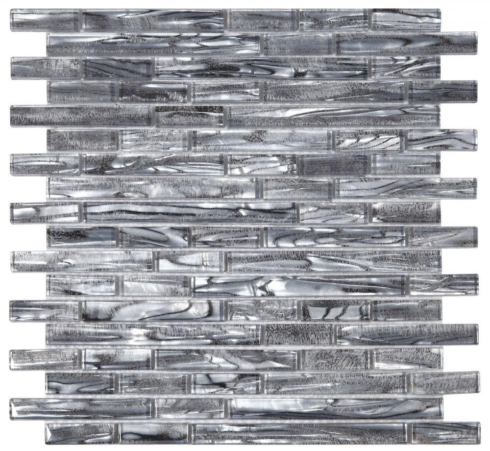 Elysium Tiles Linear Shell Silver 11.75