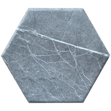 Load image into Gallery viewer, Bellezza Ceramica Dorset Gray Hexagon Polished 8&quot; x 9.5&quot; Porcelain Tile
