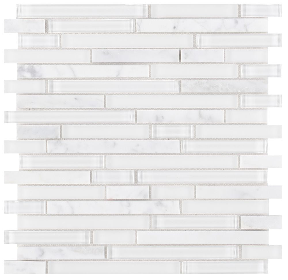 Elysium Tiles Linear Carrara White 11.75