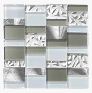 TZ Global PGMS133 12" x 12" Mosaic Tile