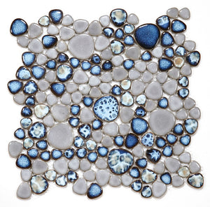 Elysium Tiles Growing Cielo 11.5" x 11.5" Mosaic Tile