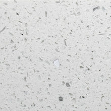 Load image into Gallery viewer, Elite Stone White Sparkle Polished 108&quot; x 52&quot; Prefabricated Quartz Slab

