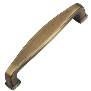 95mm (3.75") Center to Center Antique Brass Classic Decorative Pull Cabinet Hardware Handle