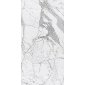 Estima Ceramica Montis Series White 24" x 48" Natural Finish Porcelain Tile