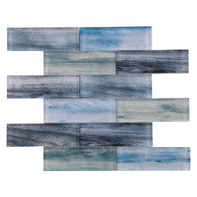 Load image into Gallery viewer, Elysium Tiles Art Wood Ocean 11.75&quot; x 11.75&quot; Mosaic Tile
