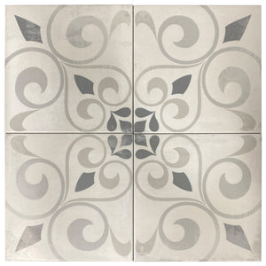 Orion Flooring Decor Series Leaves Matte 8" x 8" Porcelain Tile