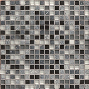 Bedrosians Eclipse Collection Vintage 12" x 12" Mosaic Tile