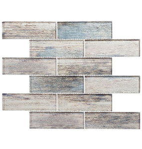 GT Westminster Collection Palace Teak 11.75" x 12" Mosaic Tile