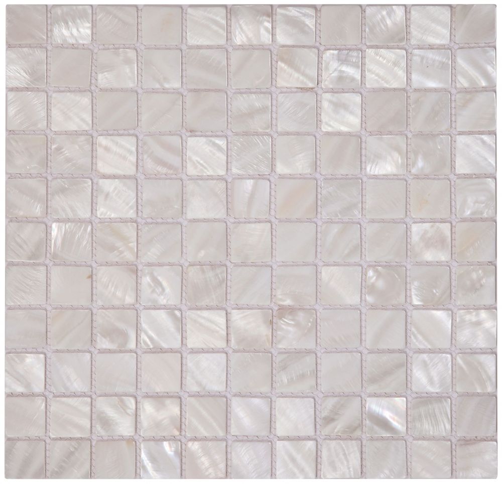 Elysium Tiles Pearl White Square 11.75