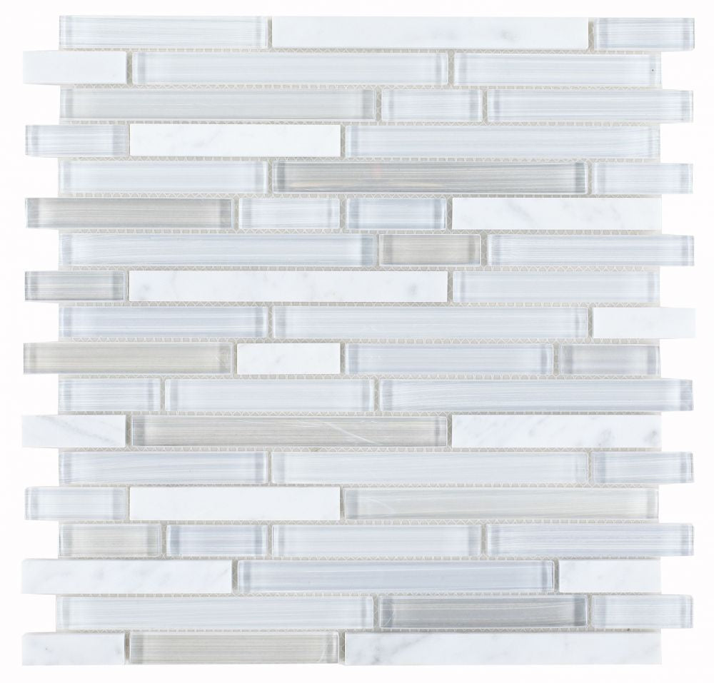 Elysium Tiles Linear Carrara Goose 11.75