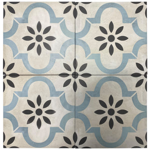 Orion Flooring Art Pizza Series Seurat 9" x 9" Porcelain Tile