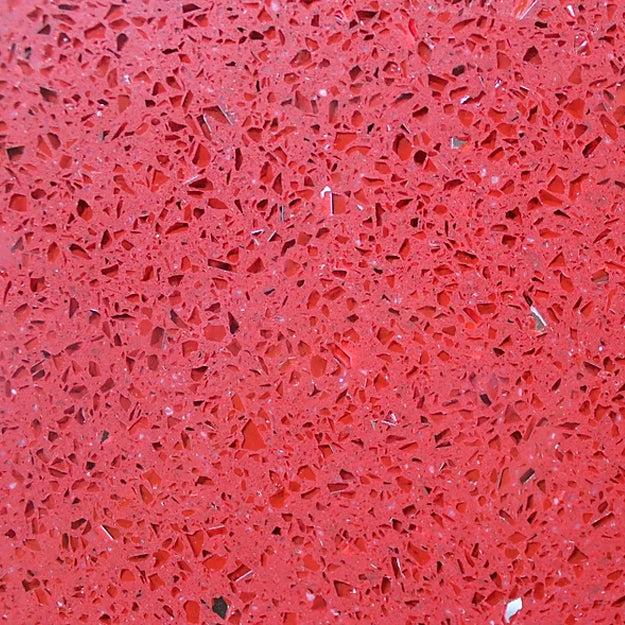 Verona Quartz Sparkle Red 120