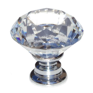 28.5 mm (1.125") Diamond Crystal Cabinet Knob