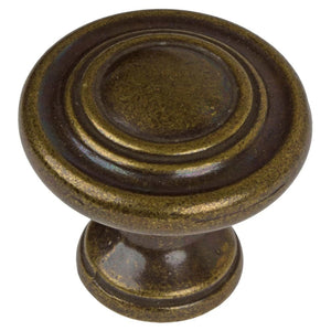 32mm (1.25") Satin Pewter Classic Round Ring Cabinet Knob