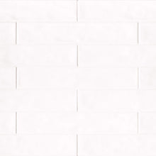 Load image into Gallery viewer, Bedrosians Sorrento Collection Bianco Polished 3&quot; x 16&quot; Ceramic Tile
