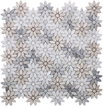 Load image into Gallery viewer, Elysium Tiles Daisy Wild Sky 12.5&quot; x 12.75&quot; Mosaic Tile
