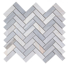 Load image into Gallery viewer, Elysium Tiles Herringbone Italian Blue 11&quot; x 12.5&quot; Mosaic Tile
