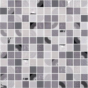 Elysium Tiles Chroma Shasta Malla 12.25" x 12.25" Mosaic Tile