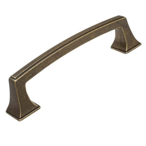 95mm (3.75") Center to Center Antique Brass Cabinet Base Pull Cabinet Hardware Handle