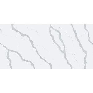 Silestone by Cosentino Eternal Series Bianco Calacatta Polished 128" x 63" Quartz Slab