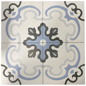 Orion Flooring Art Pizza Series Monet 9" x 9" Porcelain Tile
