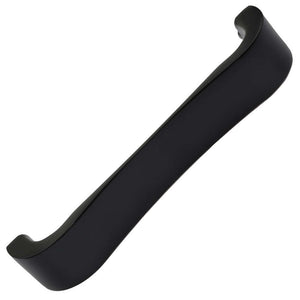 114mm (4.5") Center to Center Oil Rubbed Bronze Smooth Curved Flat Cabinet Pull Handles