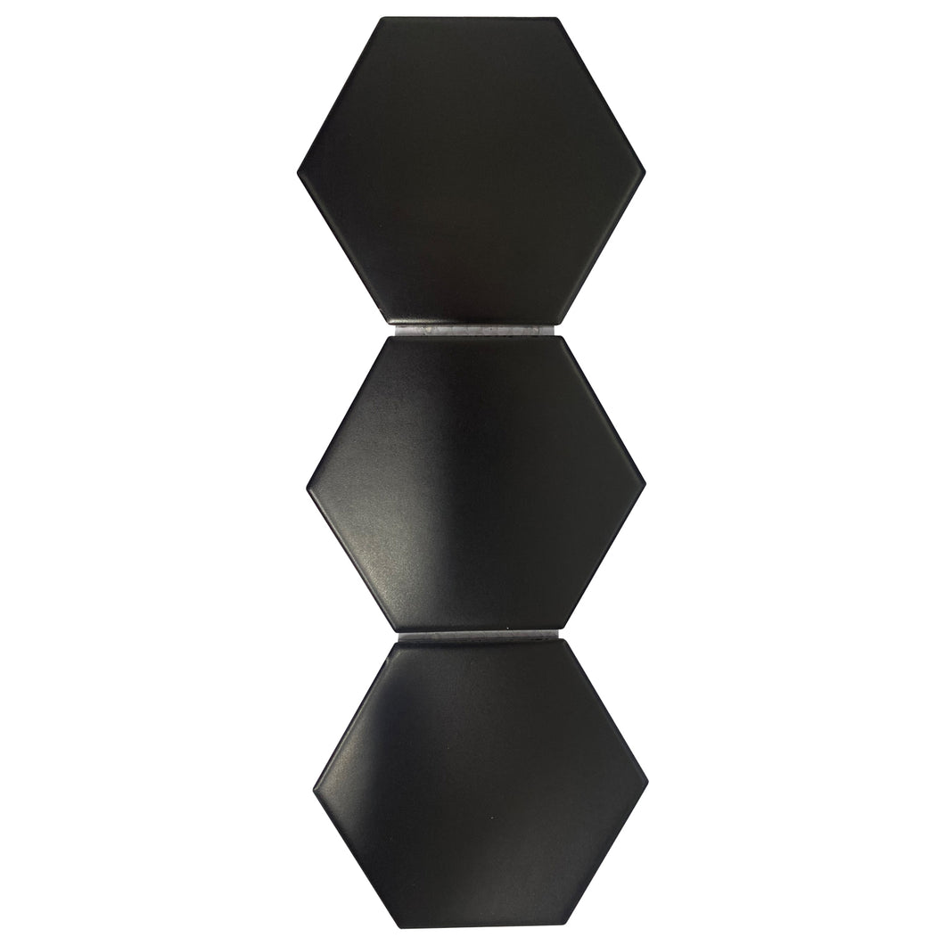 Total Home Distributors Matte Black Hexagon 4
