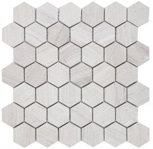 Load image into Gallery viewer, Elysium Tiles Hexagon Grey 12&quot; x 12&quot; Mosaic Tile
