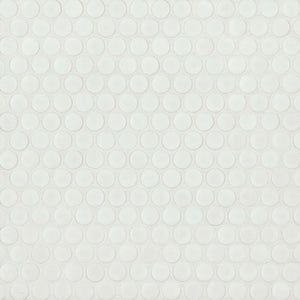 Bedrosians 360 Collection White Matte 12" x 12" Mosaic Tile