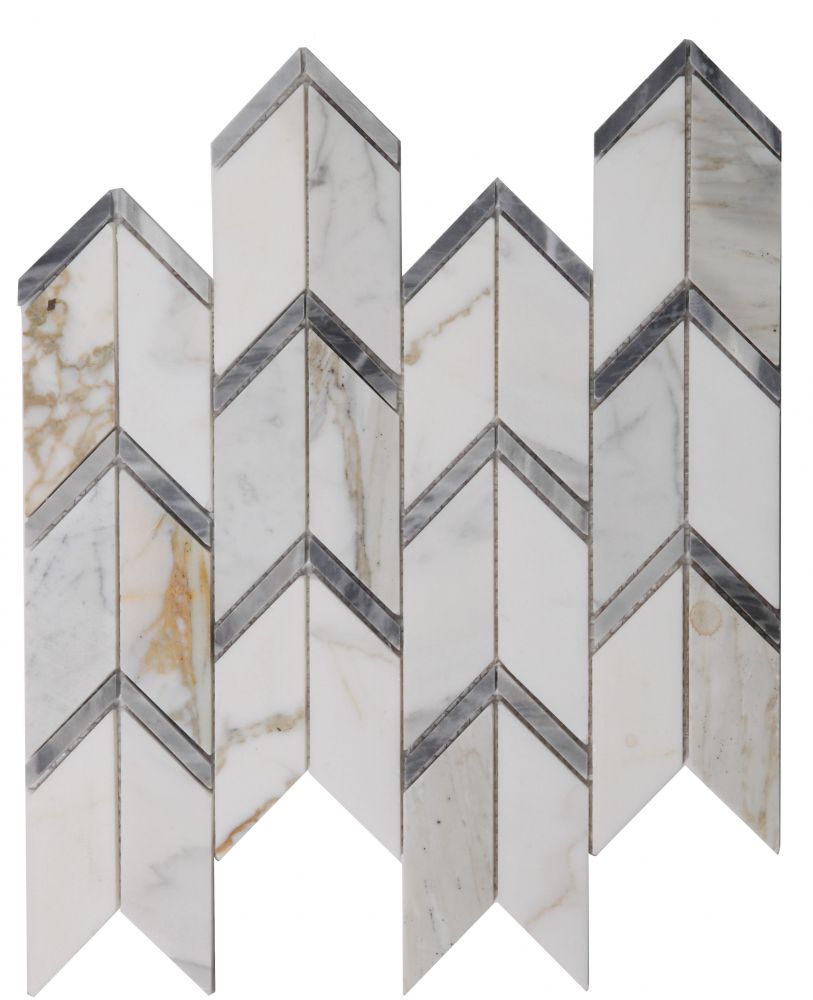 Elysium Tiles Arrow Calacatta Gold 12