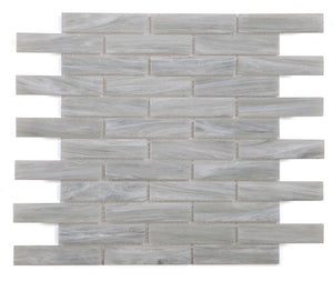 Elysium Tiles Hot Soft Grey 11.75" x 11.75" Mosaic Tile