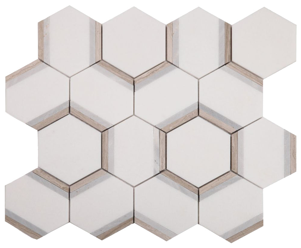 Elysium Tiles Hexagon Royal Sky 12