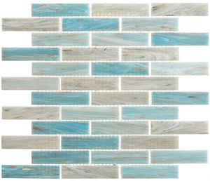 GT Oyster Cove Series Mellow Waters 11.75" x 11.75" Mosaic Tile