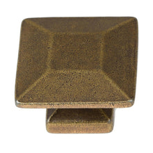 Load image into Gallery viewer, 35mm (1.375&quot;) Oil Rubbed Bronze Modern Square Cabinet Knob
