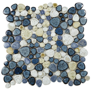 Elysium Tiles Growing Ocean 11.5" x 11.5" Mosaic Tile