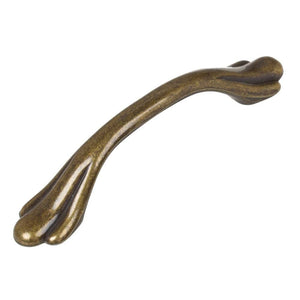 76mm (3") Center to Center Antique Brass Paw Pull Cabinet Hardware Handle