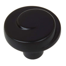 Load image into Gallery viewer, 28.5 mm (1.125&quot;) Oil Rubbed Bronze Classic Swirl Wave Cabinet Knob
