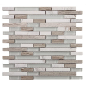 Elysium Tiles Linear Loft 11.75" x 11.75" Mosaic Tile