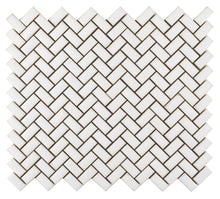 Load image into Gallery viewer, Elysium Tiles Tango White 11.25&quot; x 12.75&quot; Mosaic Tile
