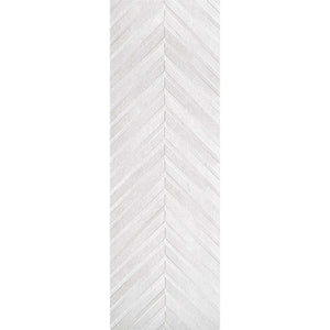 Bedrosians Textuality White Matte 16" x 47" Porcelain Tile (5.17 ft² Per Box)
