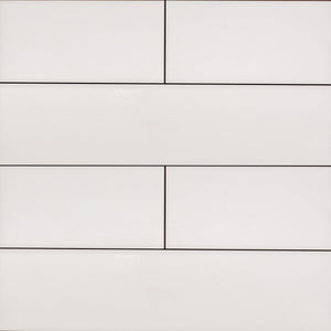 Total Home Distributors Basics Collection White 3" x 12" Matte Subway Tile