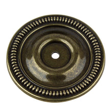 Load image into Gallery viewer, 63.5mm (2.5&quot;) Antique Brass Round Classic Cabinet Hardware Backplate
