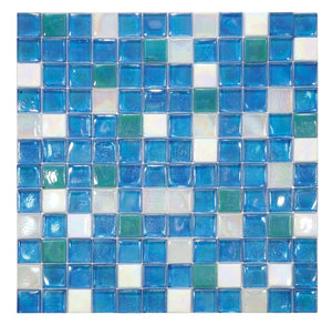 Elysium Tiles Laguna Sky Square 11.75" x 11.75" Mosaic Tile