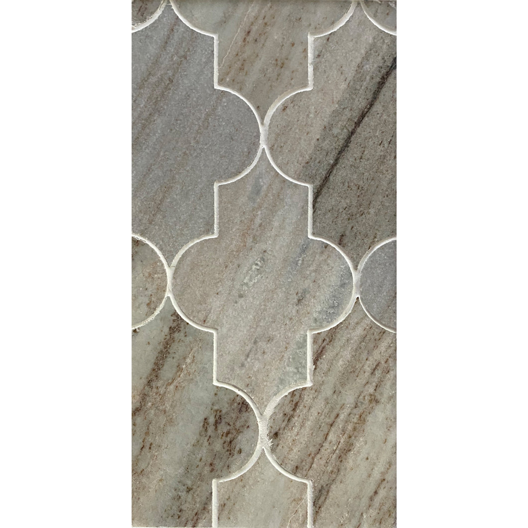 Total Home Distributors Sto-Re Collection Polished Ocean White Marrakech Pattern 12